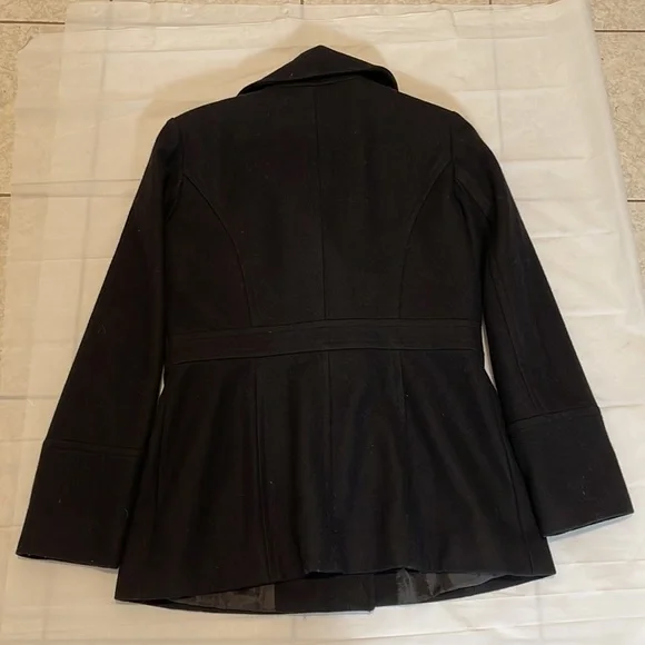 Michael Kors women’s black pea coat size S - Picture 9 of 14